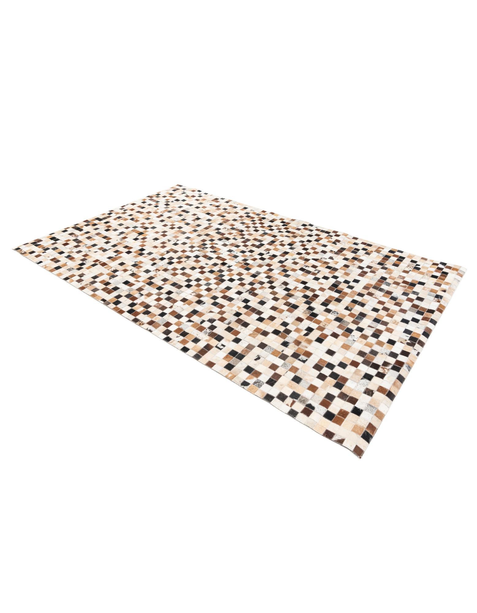 5' x 7' 10 Cowhide Stocks Rug