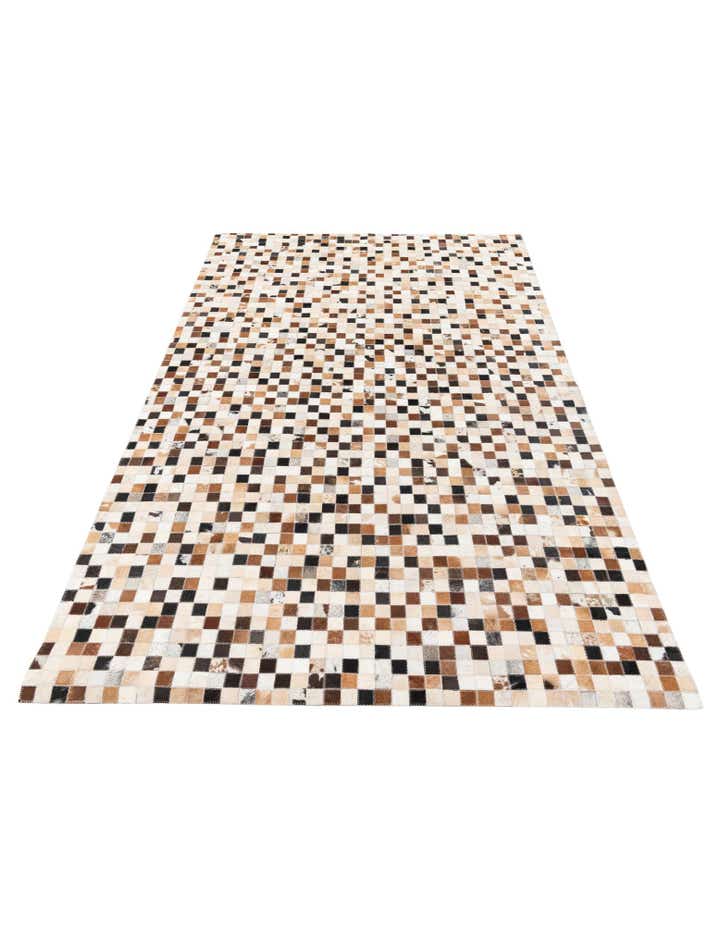 5' x 7' 10 Cowhide Stocks Rug