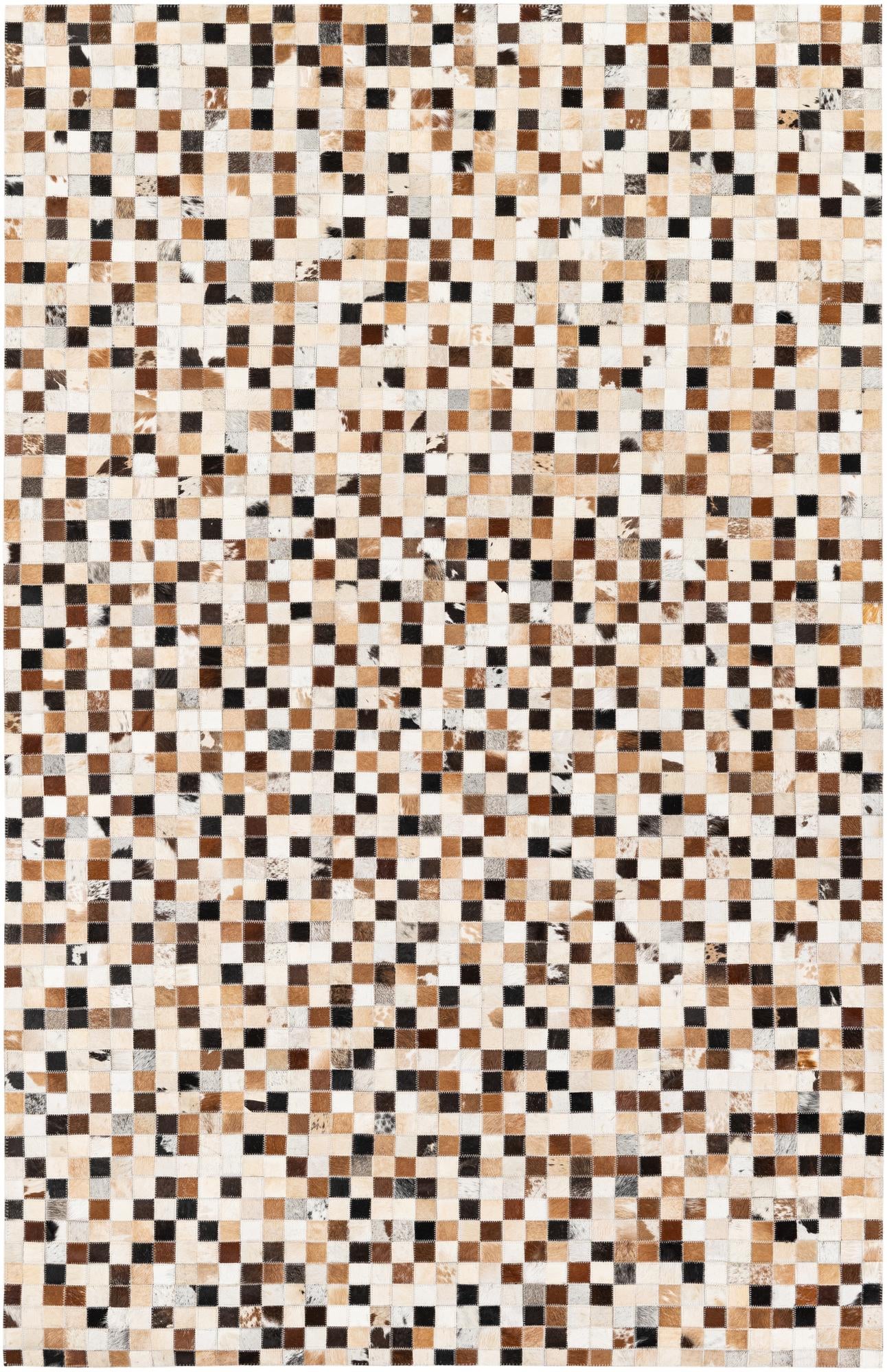 5' x 7' 10 Cowhide Stocks Rug