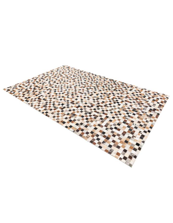5' x 7' 11 Cowhide Stocks Rug