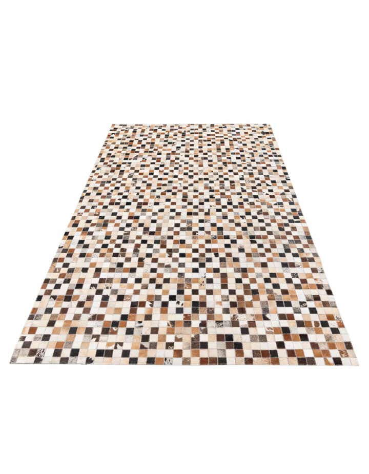 5' x 7' 11 Cowhide Stocks Rug