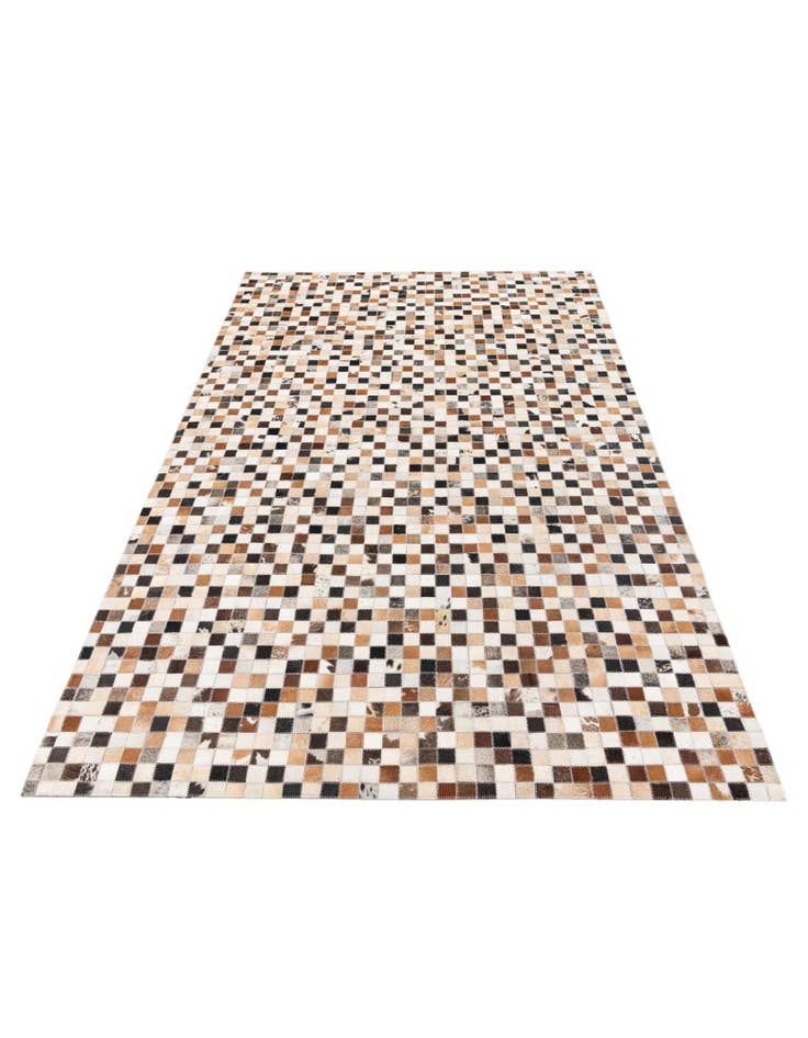 Detail image of 5' x 7' 11 Cowhide Stocks Rug