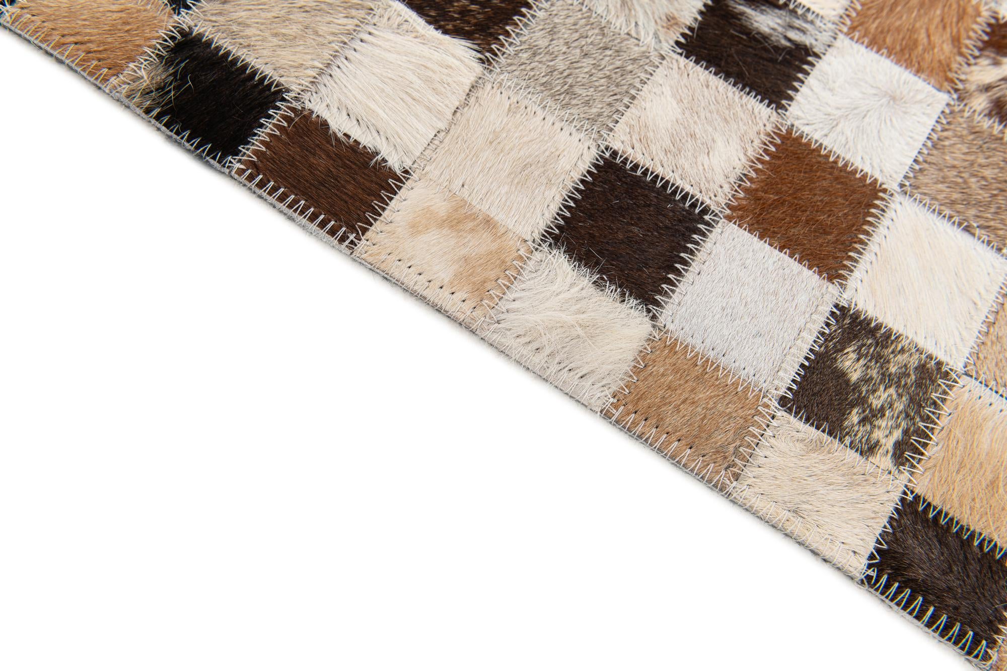 5' x 7' 11 Cowhide Stocks Rug