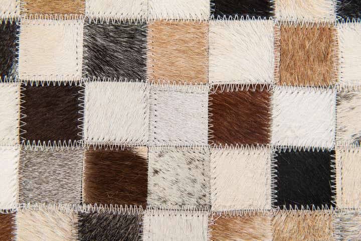 5' x 7' 11 Cowhide Stocks Rug