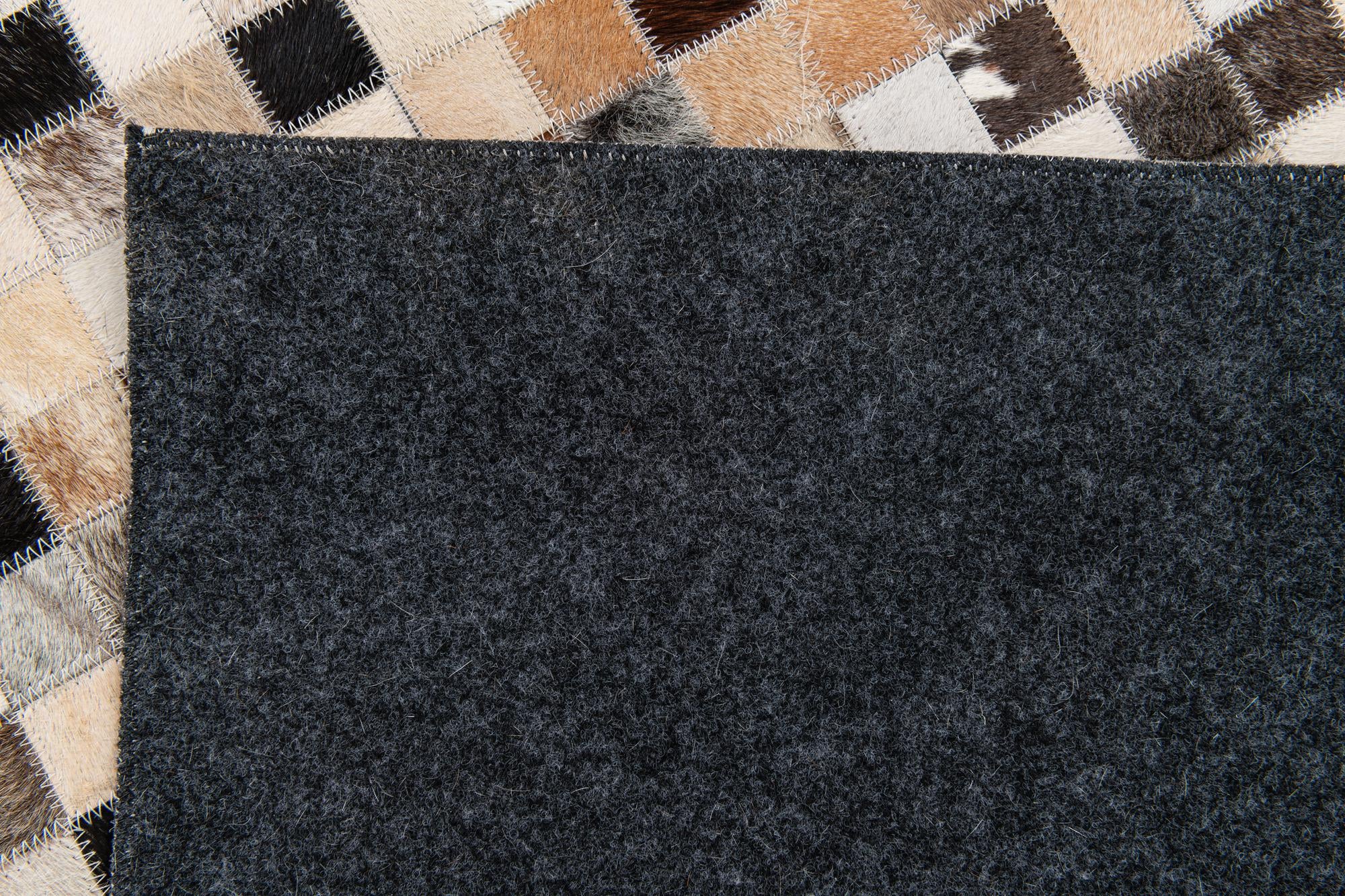 5' x 7' 11 Cowhide Stocks Rug