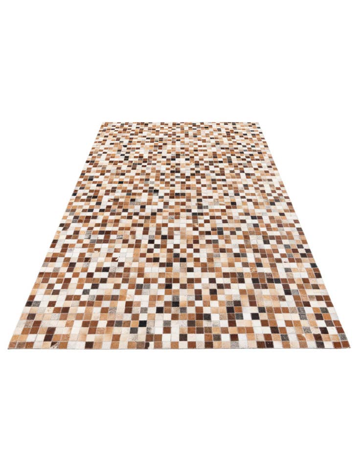 Detail image of 5' 1 x 7' 11 Cowhide Stocks Rug
