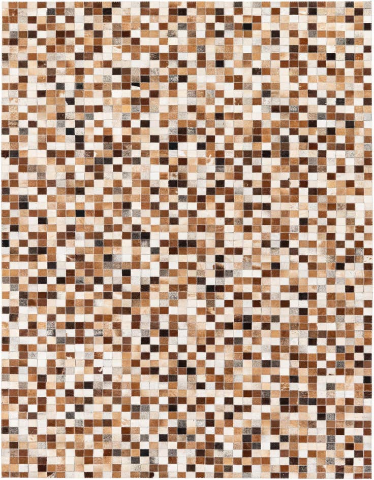 Detail image of 5' 1 x 7' 11 Cowhide Stocks Rug