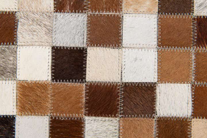 5' 1 x 7' 11 Cowhide Stocks Rug