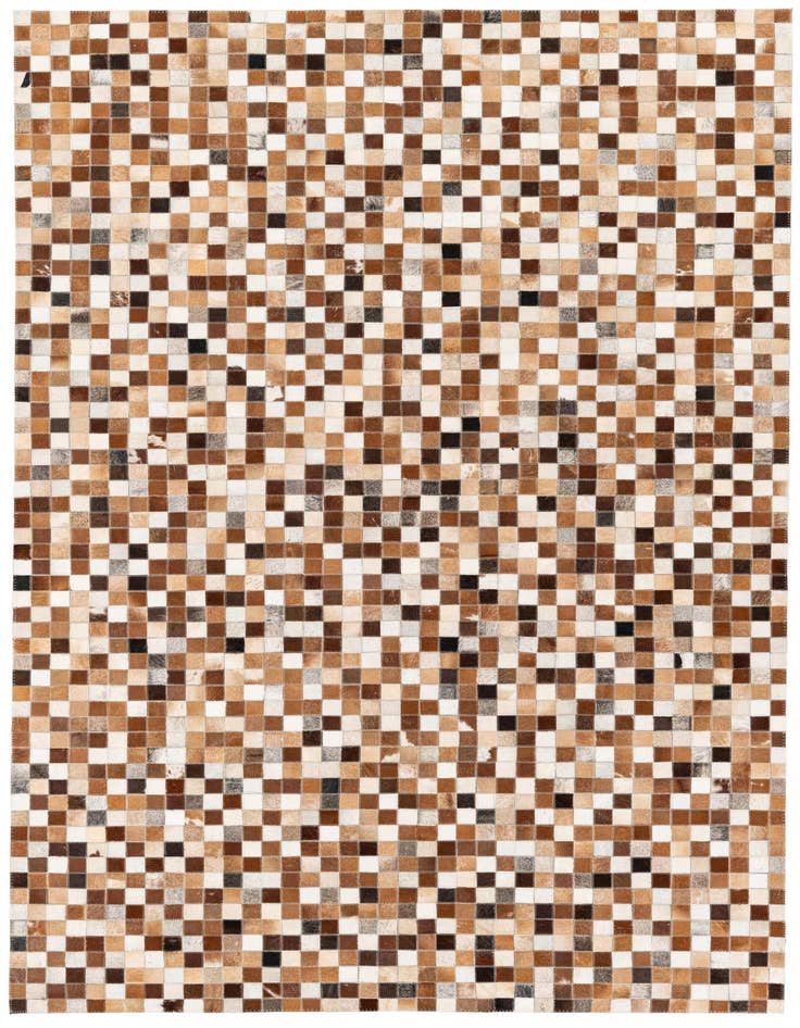 Detail image of 5' 1 x 7' 11 Cowhide Stocks Rug