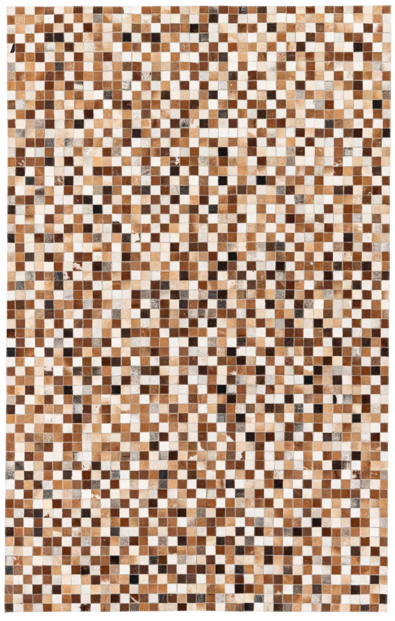 5' 1 x 7' 11 Cowhide Stocks Rug