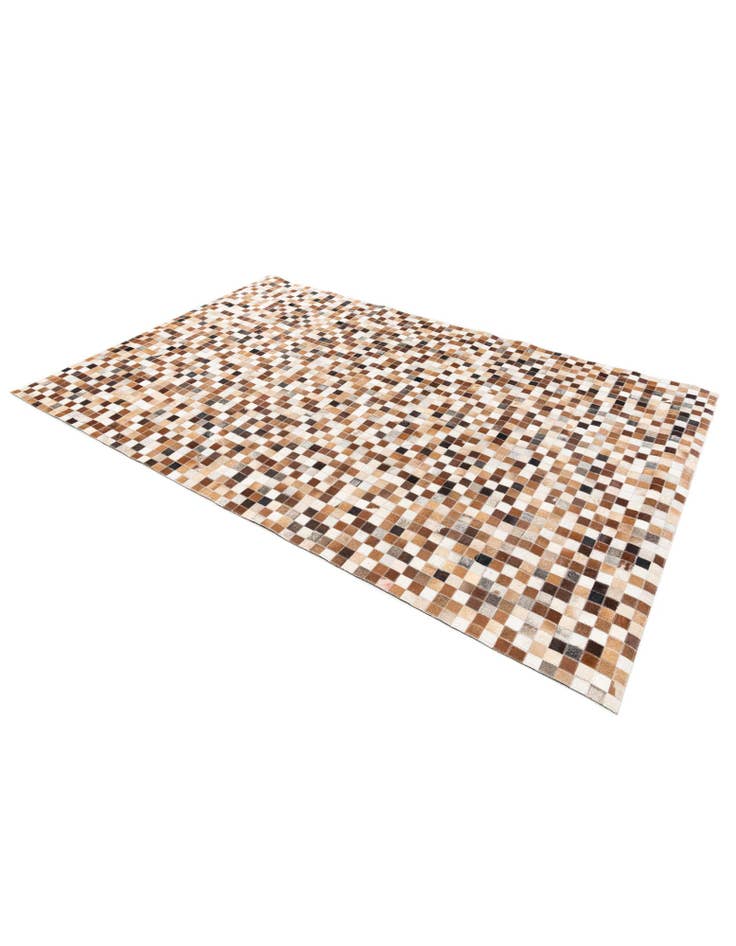 Detail image of 5' 1 x 7' 11 Cowhide Stocks Rug