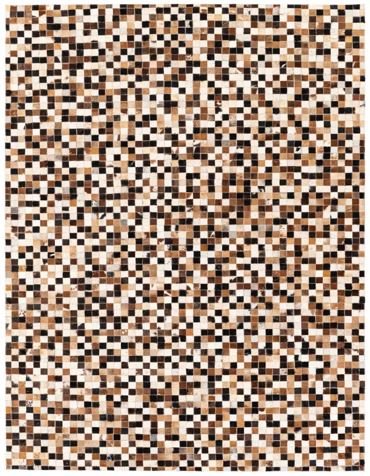 Detail image of 5' 5 x 7' 7 Cowhide Stocks Rug