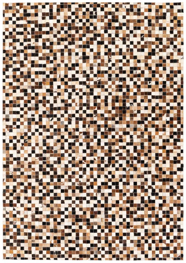5' 5 x 7' 7 Cowhide Stocks Rug