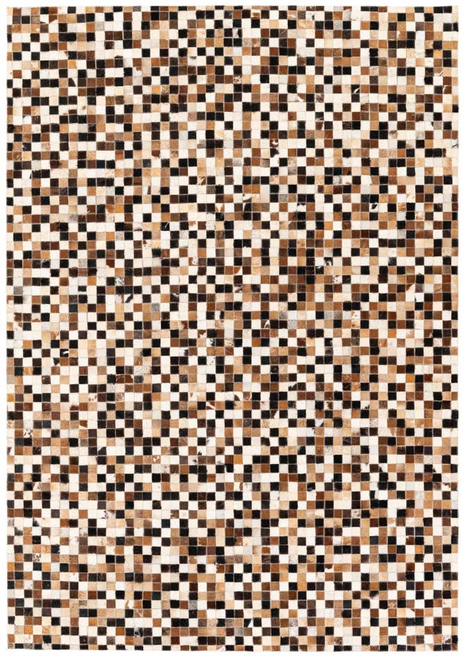 Detail image of 5' 5 x 7' 7 Cowhide Stocks Rug