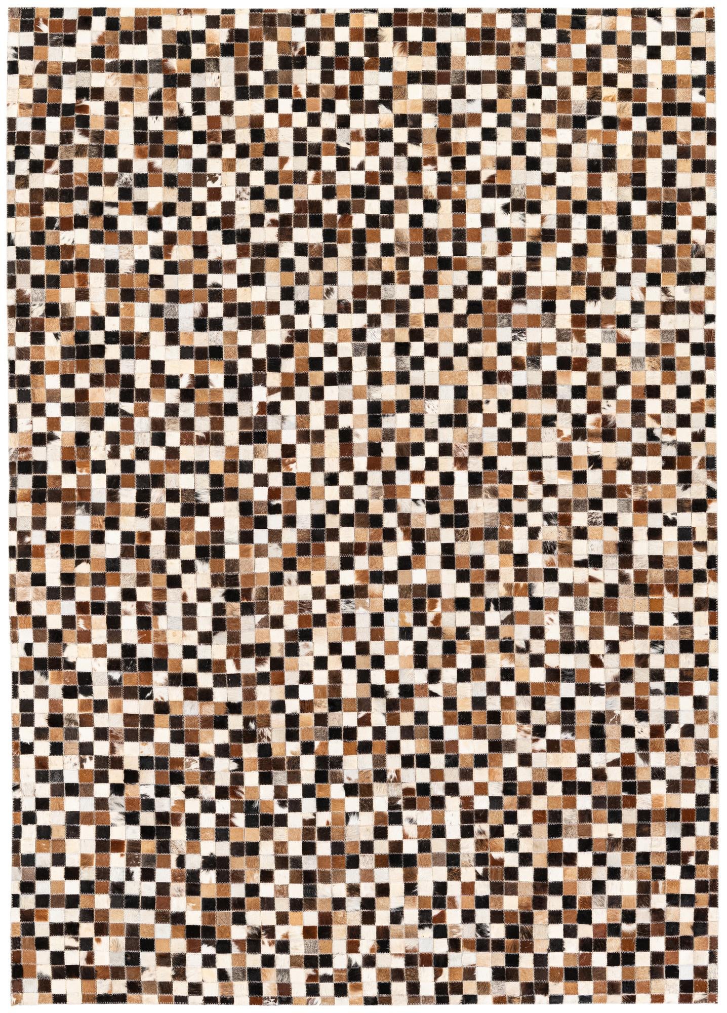 5' 3 x 7' 7 Cowhide Stocks Rug