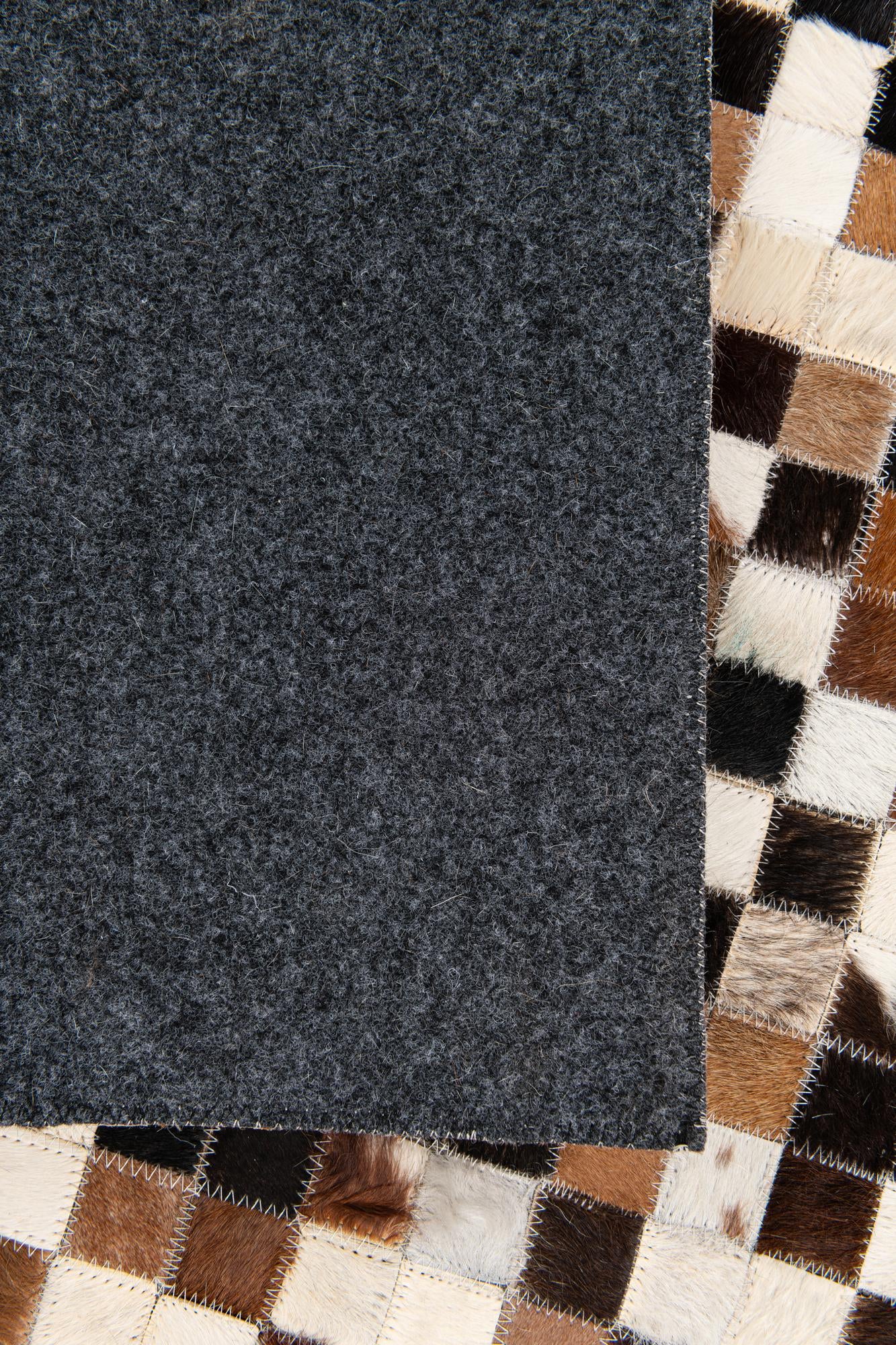 5' 5 x 7' 7 Cowhide Stocks Rug