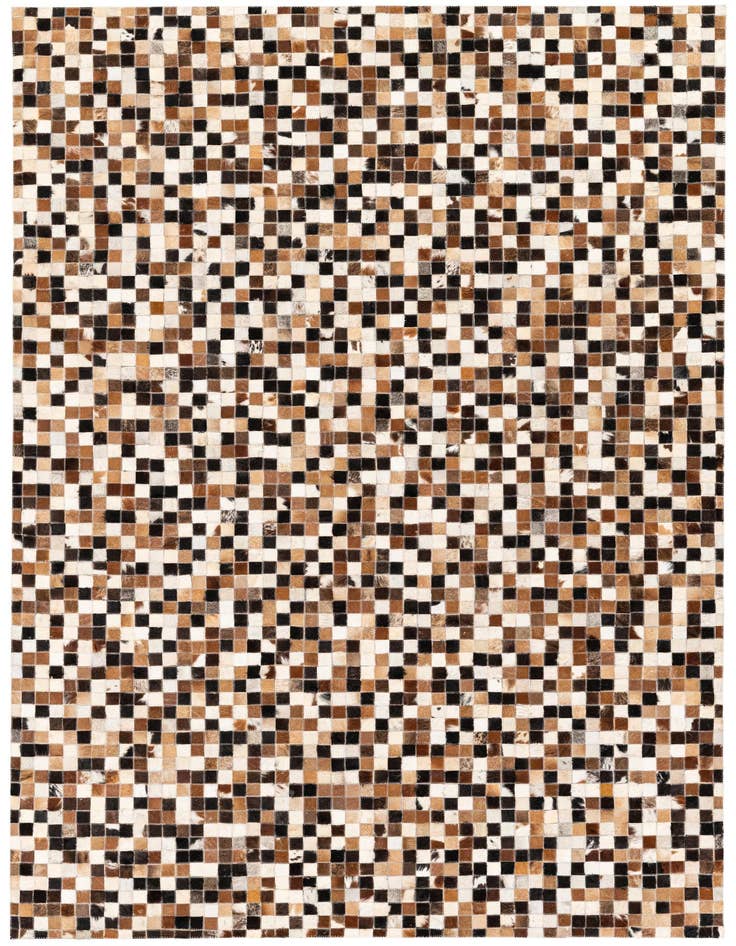 Detail image of 5' 5 x 7' 7 Cowhide Stocks Rug