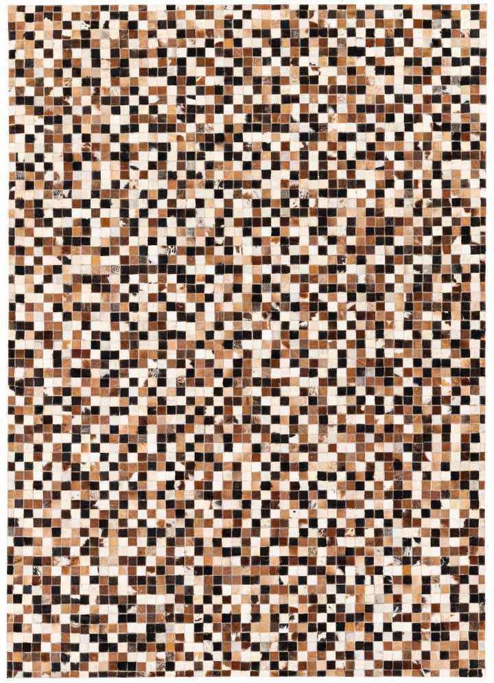 5' 5 x 7' 7 Cowhide Stocks Rug