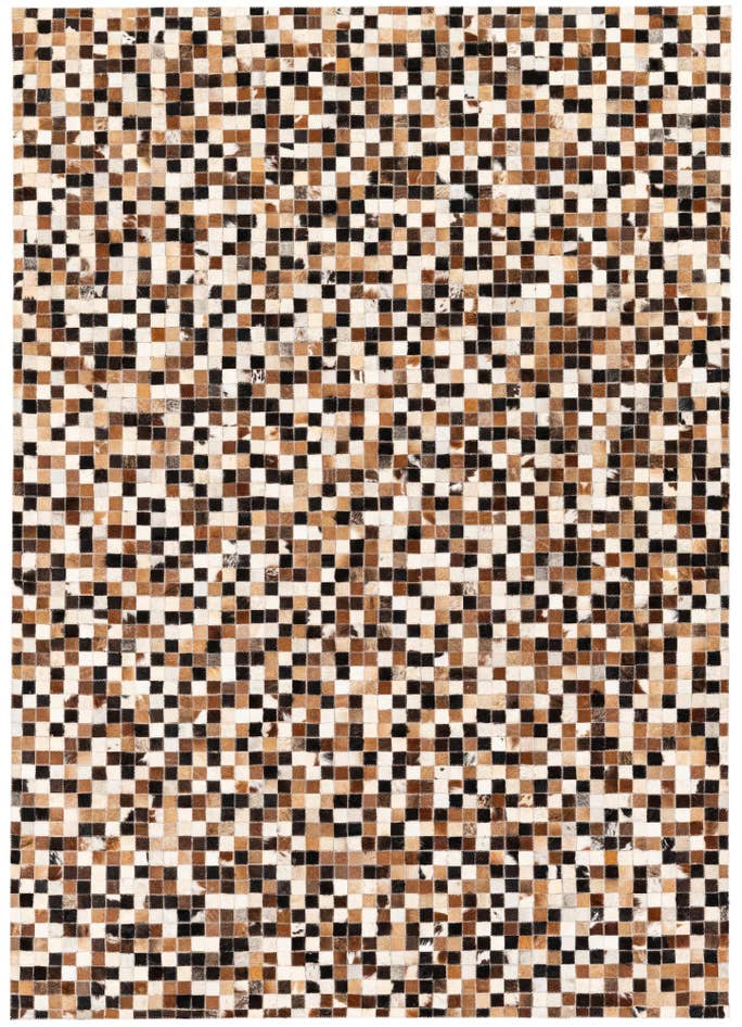 Detail image of 5' 5 x 7' 7 Cowhide Stocks Rug