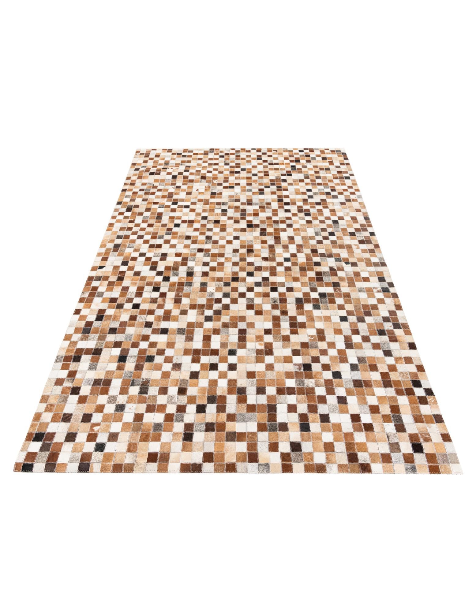 5' x 7' 10 Cowhide Stocks Rug
