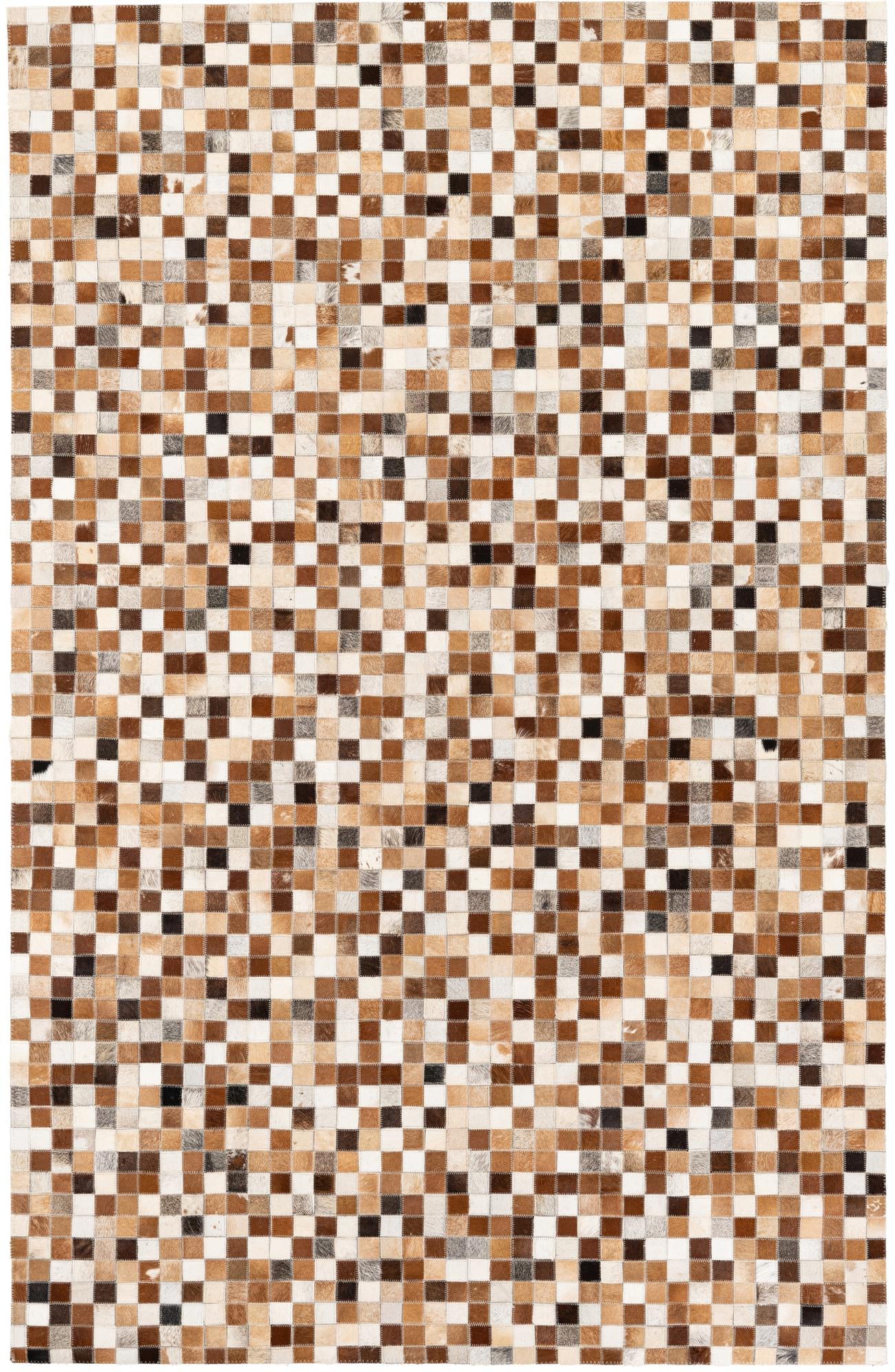 5' x 7' 10 Cowhide Stocks Rug