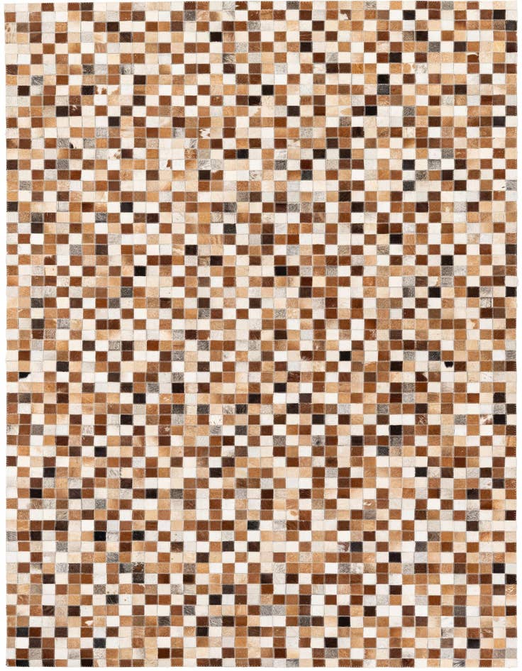 Detail image of 5' x 7' 10 Cowhide Stocks Rug