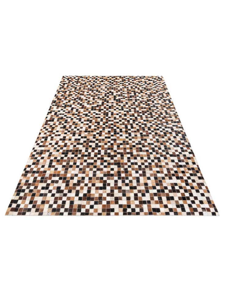 Detail image of 5' 5 x 7' 8 Cowhide Stocks Rug