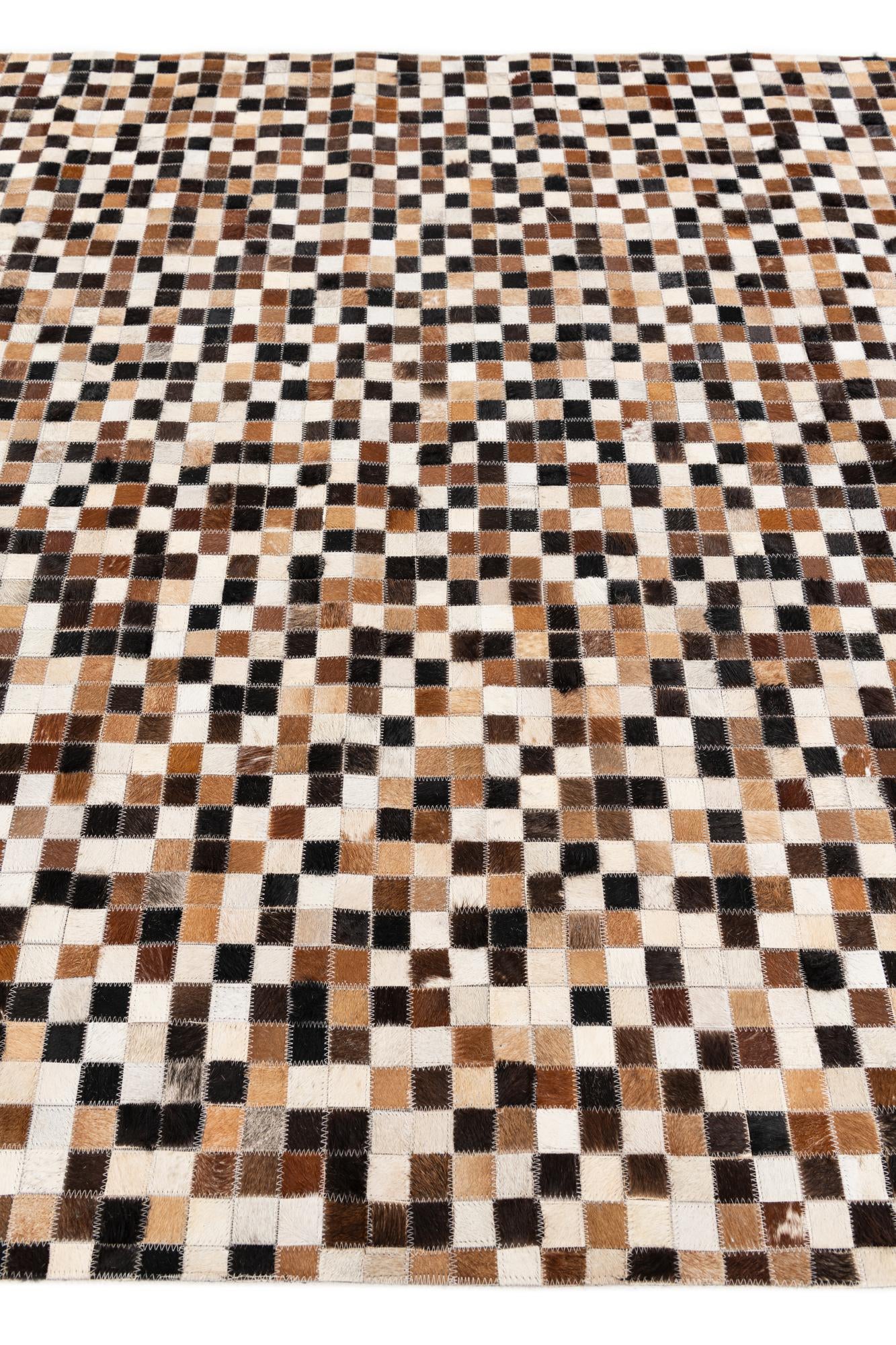5' 5 x 7' 8 Cowhide Stocks Rug