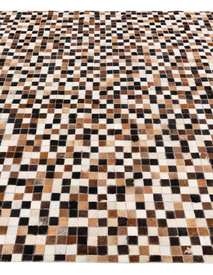 Detail image of 5' 5 x 7' 8 Cowhide Stocks Rug