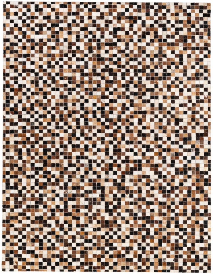 Detail image of 5' 5 x 7' 8 Cowhide Stocks Rug