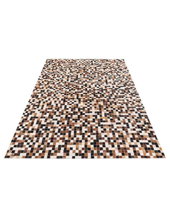 5' 5 x 7' 8 Cowhide Stocks Rug