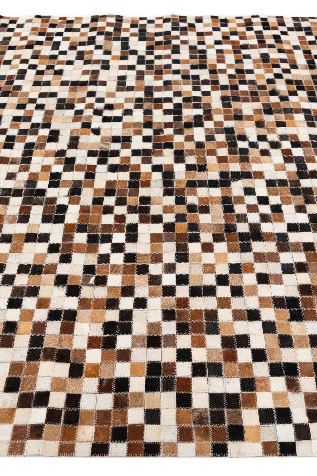 5' 5 x 7' 8 Cowhide Stocks Rug