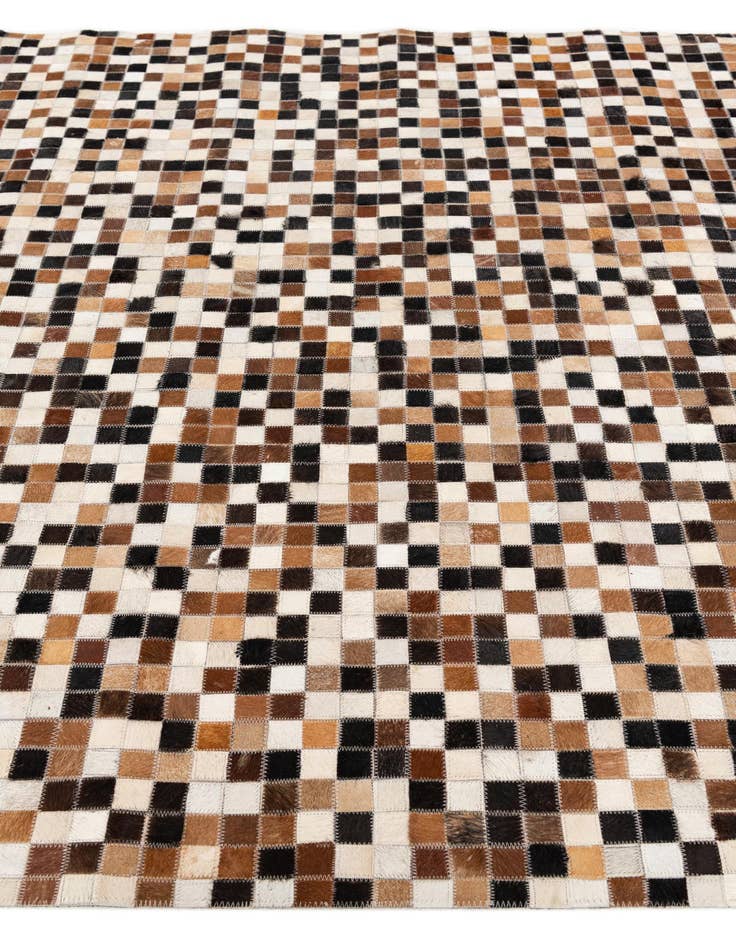 Detail image of 5' 5 x 7' 8 Cowhide Stocks Rug