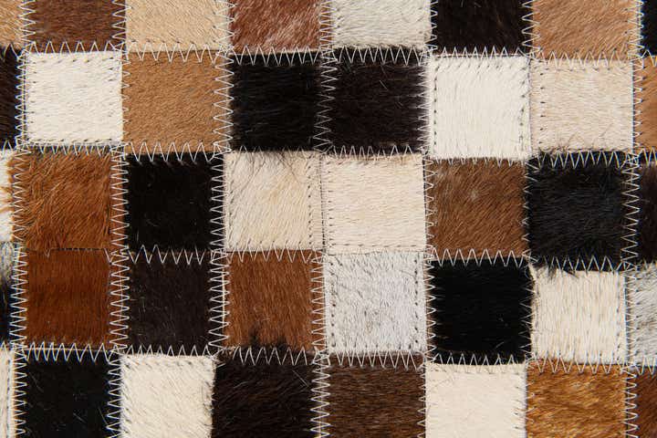 5' 5 x 7' 8 Cowhide Stocks Rug