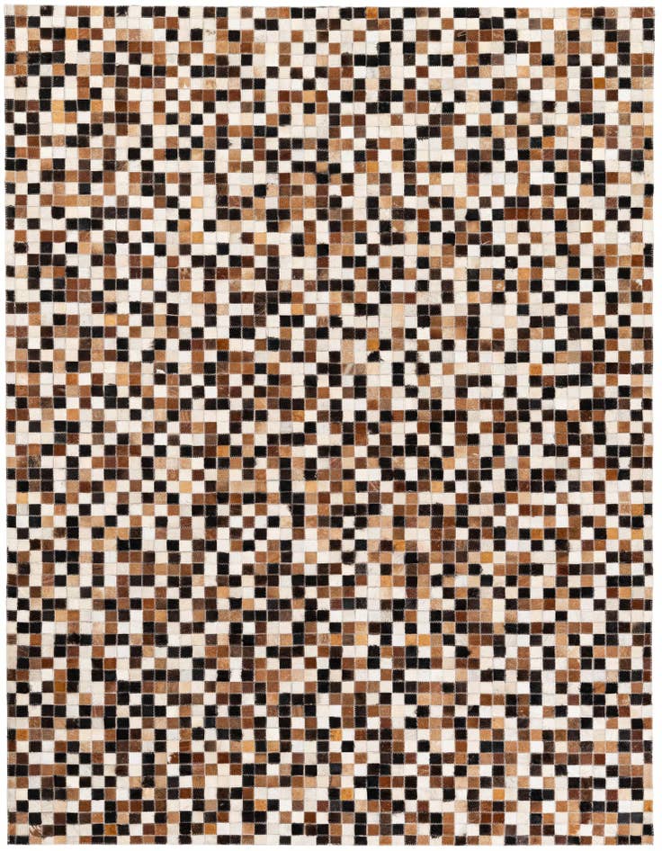 Detail image of 5' 5 x 7' 8 Cowhide Stocks Rug