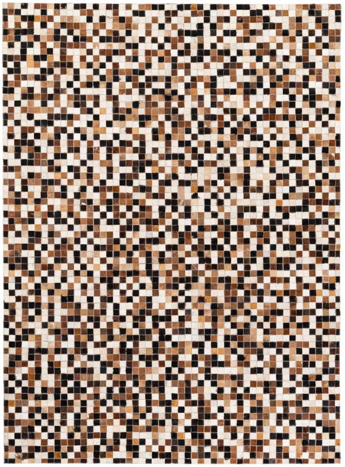 Detail image of 5' 5 x 7' 8 Cowhide Stocks Rug