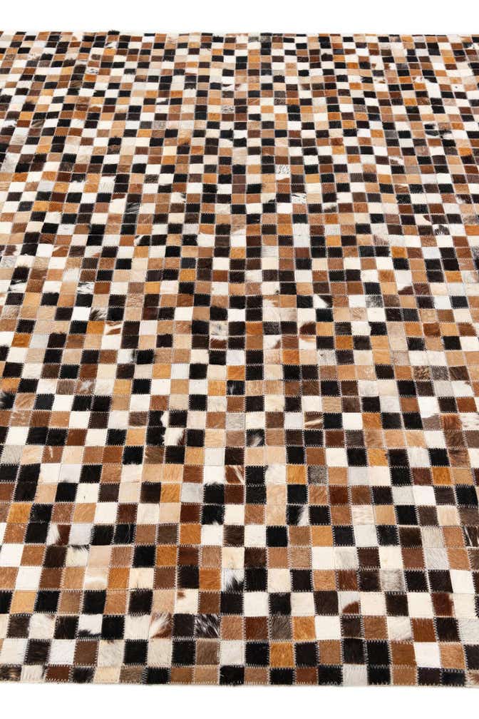 5' 5 x 7' 7 Cowhide Stocks Rug