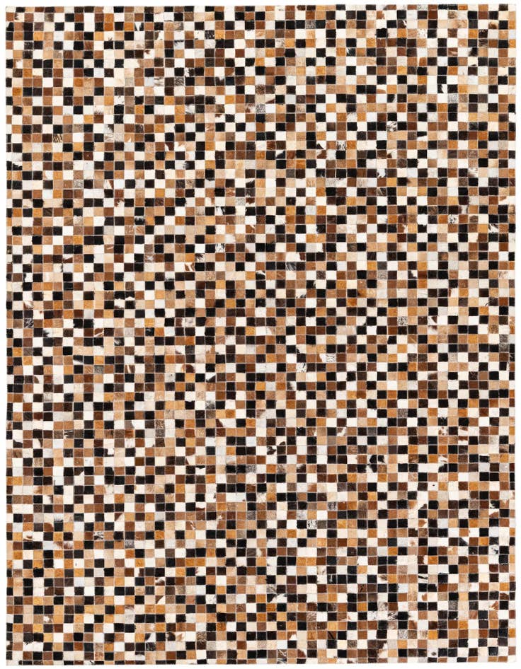 Detail image of 5' 5 x 7' 7 Cowhide Stocks Rug