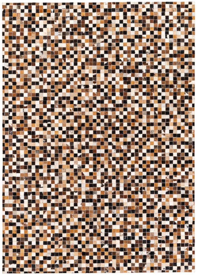 Detail image of 5' 5 x 7' 7 Cowhide Stocks Rug