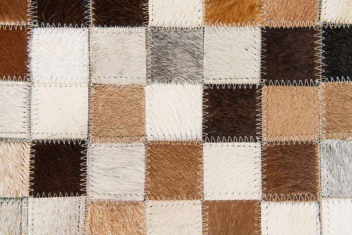 5' 2 x 7' 11 Cowhide Stocks Rug