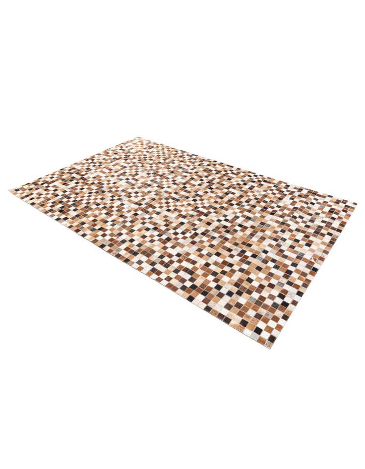 Detail image of 5' 1 x 7' 11 Cowhide Stocks Rug