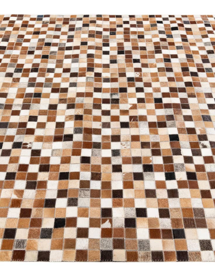 Detail image of 5' 1 x 7' 11 Cowhide Stocks Rug