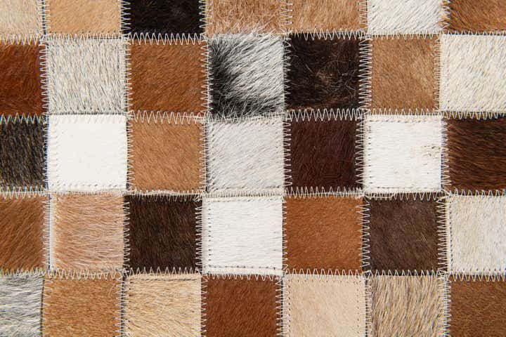 5' 1 x 7' 11 Cowhide Stocks Rug