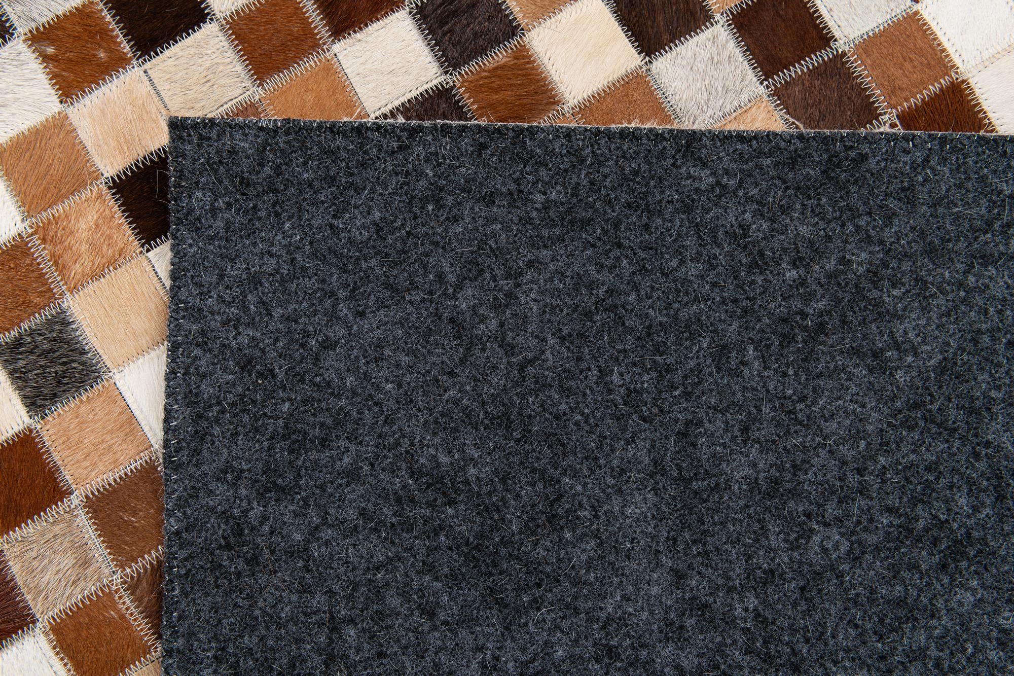5' 1 x 7' 11 Cowhide Stocks Rug