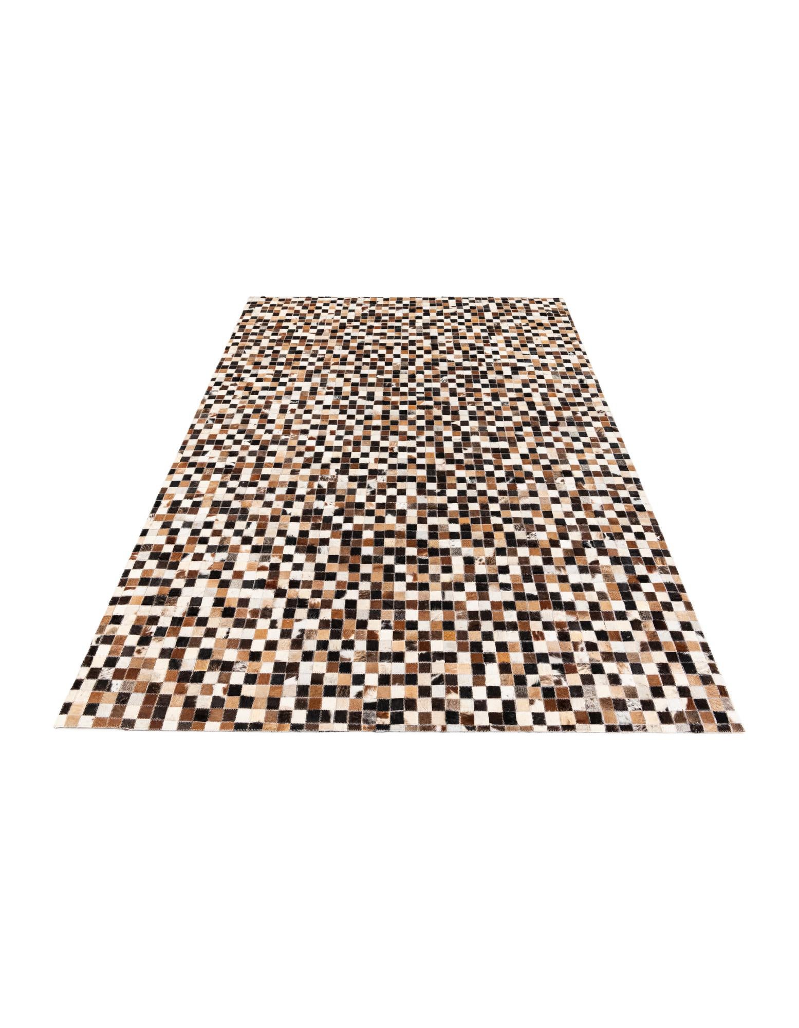 5' 3 x 7' 6 Cowhide Stocks Rug