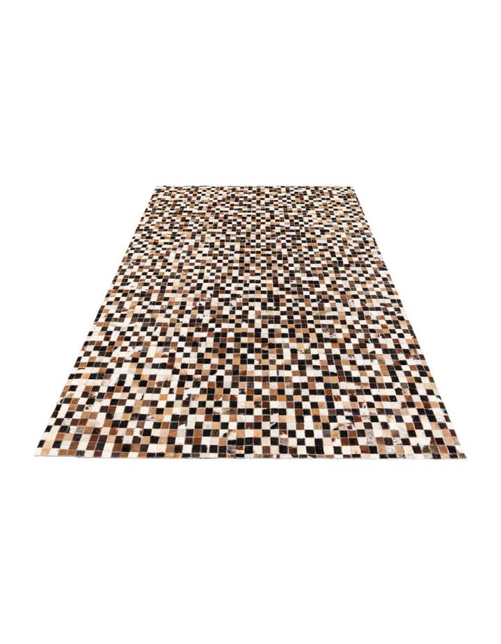 5' 3 x 7' 6 Cowhide Stocks Rug