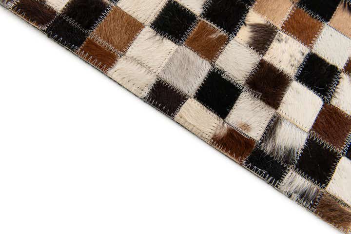 5' 3 x 7' 6 Cowhide Stocks Rug