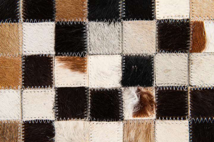 5' 3 x 7' 6 Cowhide Stocks Rug