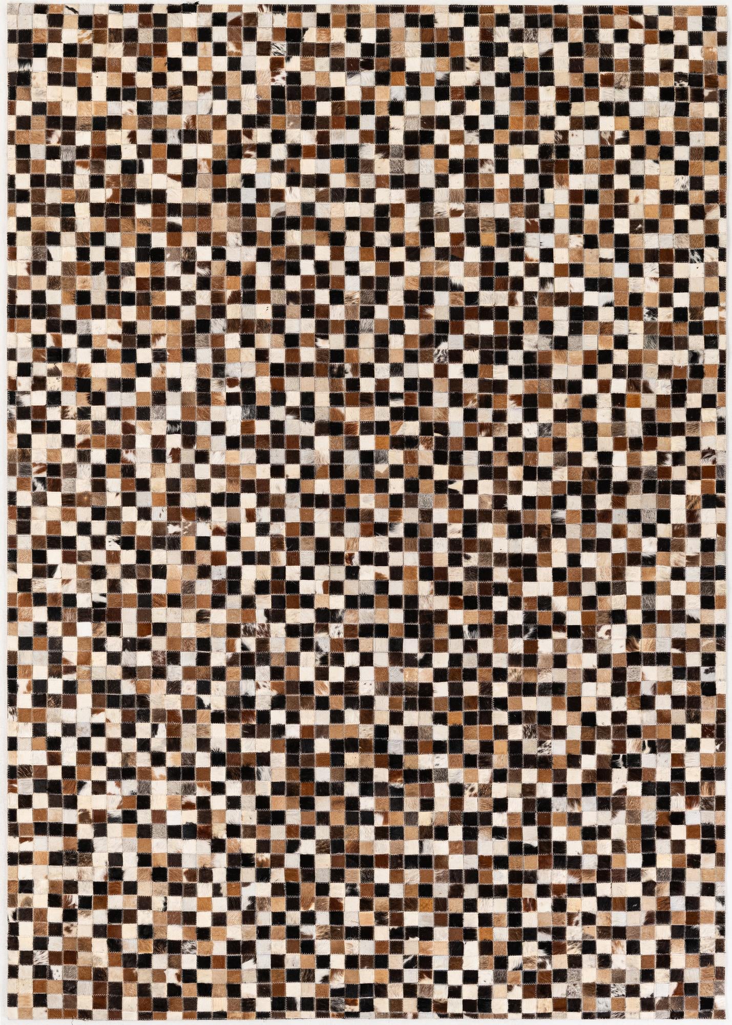 5' 3 x 7' 6 Cowhide Stocks Rug