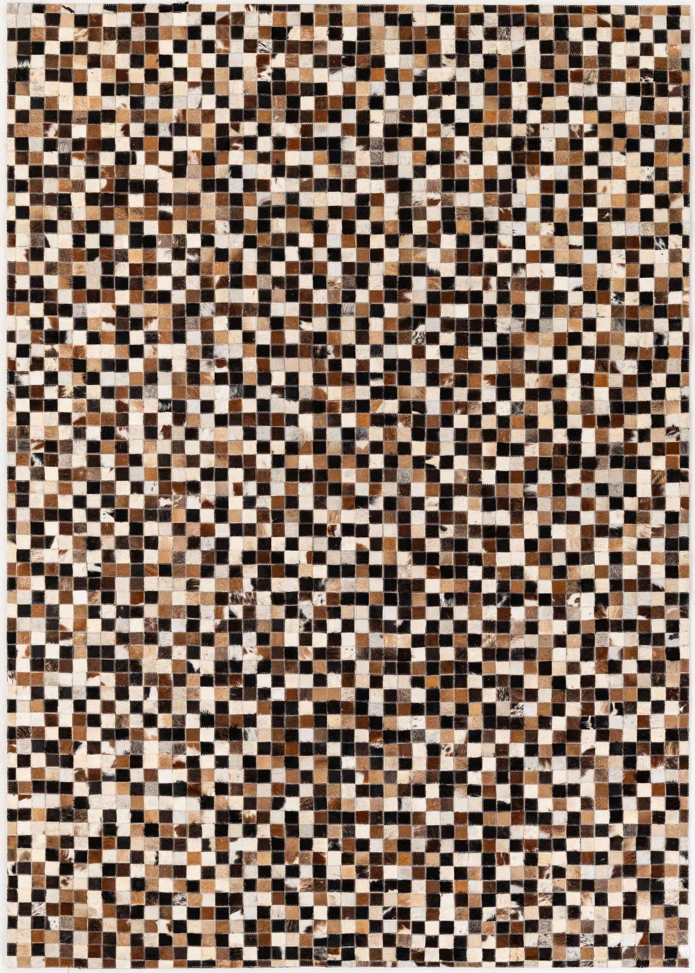 5' 3 x 7' 6 Cowhide Stocks Rug